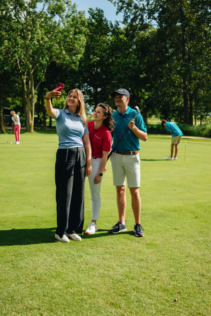 Selfie op de golfbaan van Golfclub Grevelingenhout